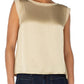 LIVERPOOL SLEEVELESS WOVEN KNIT TOP