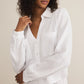Z SUPPLY CAMPO BUTTON UP GAUZE TOP
