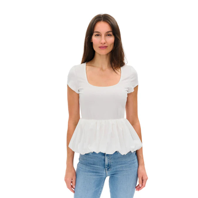 SIX FIFTY PIXIE PEPLUM TOP