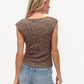 SIX FIFTY ROXIE CHEETAH SQUARE NECK TOP