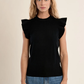 MOLLY BRACKEN RUFFLE SLV TOP