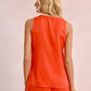 MOLLY BRACKEN IRIDESCENT V NECK TOP