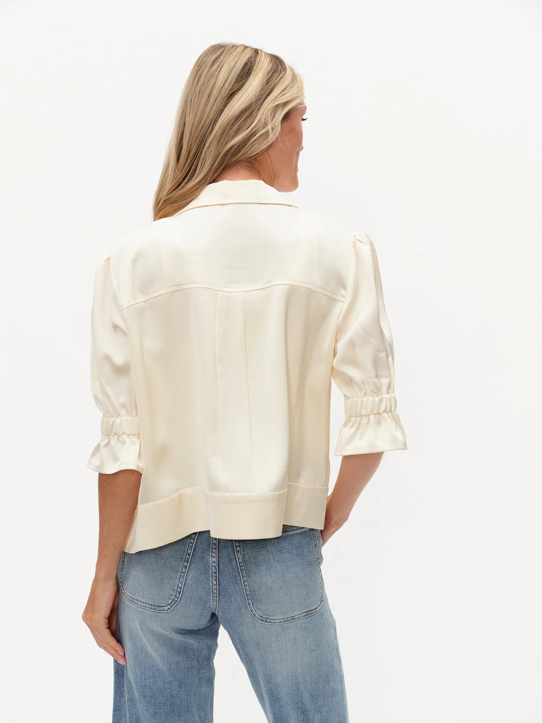 SIX FIFTY ANNA SATIN ZIP JACKET