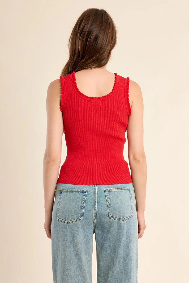 MOLLY BRACKEN KNIT TANK TOP