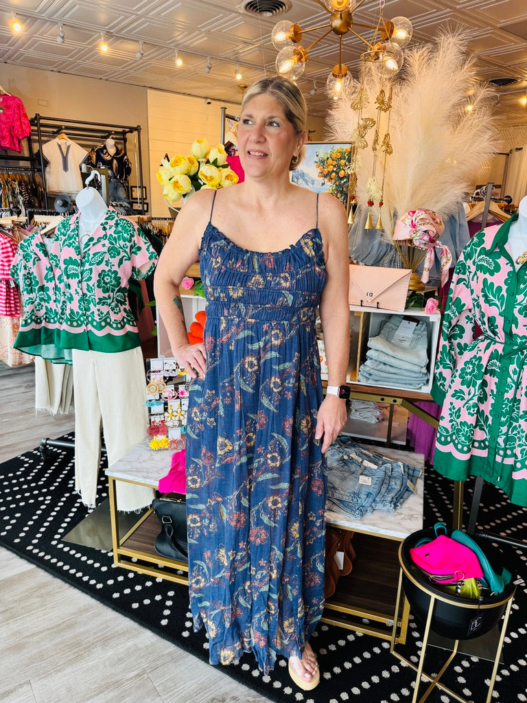 FREE PEOPLE ONE CIELLA PRINTED MAXI DRESS